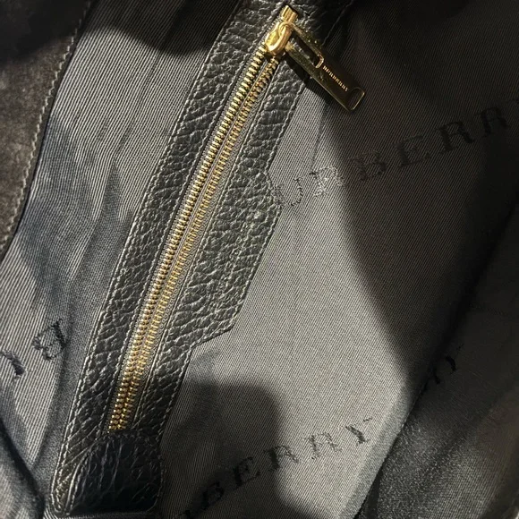 Burberry Textured Black Hobo Bag - Picture 8 of 8